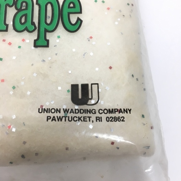 VINTAGE Christmas Drape Tree Skirt Glittering Sparkl-Tex Glitter Sparkle Shimmer - Picture 6 of 7